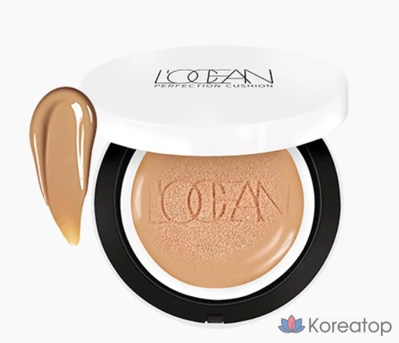 Тональный крем L'OCEAN Perfection Cushion Pact, 25 г, № 33, цвет капучино, 1 шт., фото 2