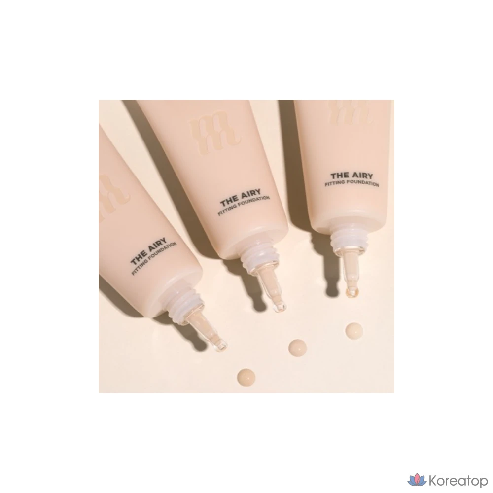 Тональный крем MERZY the Airy Fitting Foundation, 30 мл, оттенок AF3 Sand, 1 шт.