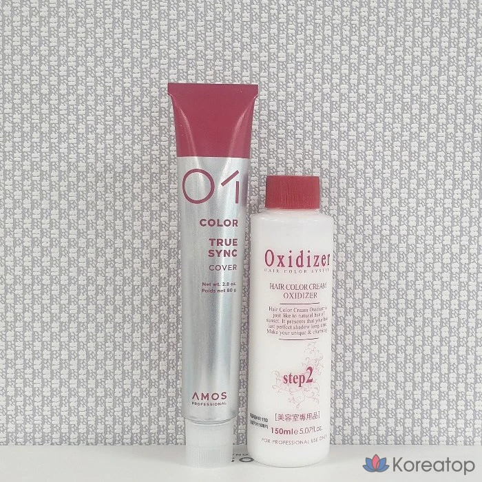 Краска для волос Amos Colorgenic True Sync, оттенок 8.04, 80 мл + окислитель, 1 шт.