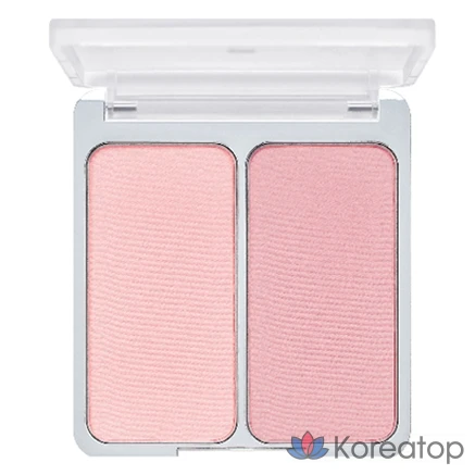 Румяна 2an Dual Cheek Blusher, оттенок 06 Pink Petal, 9 г, 1 шт.