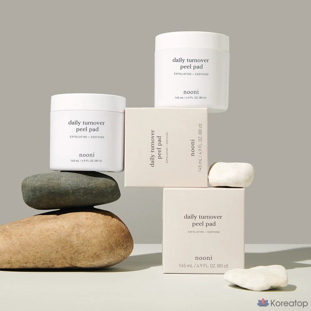 Nuni AHA Daily Pore Clearing Pad 145 мл, 80 листов, 1 упаковка