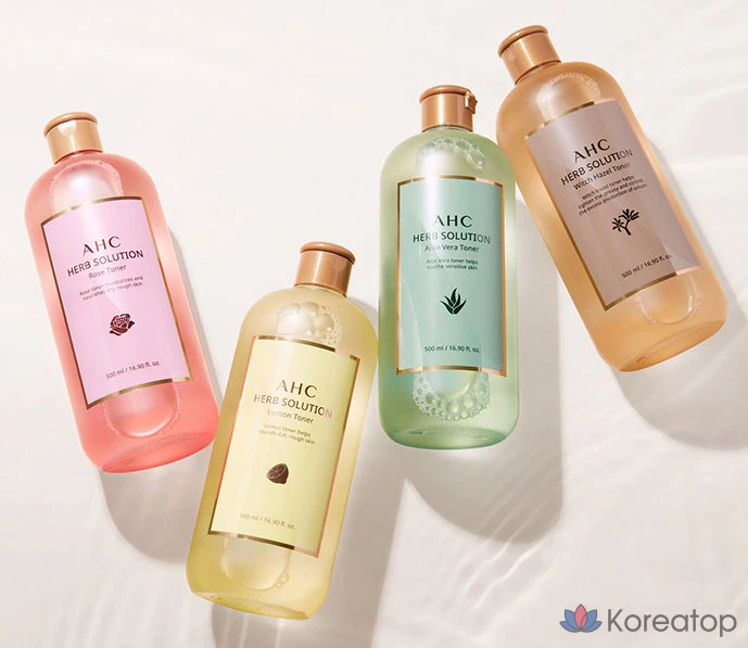 Тоник для тела AHC Herb Solution Rose, 500 мл, 1 шт.