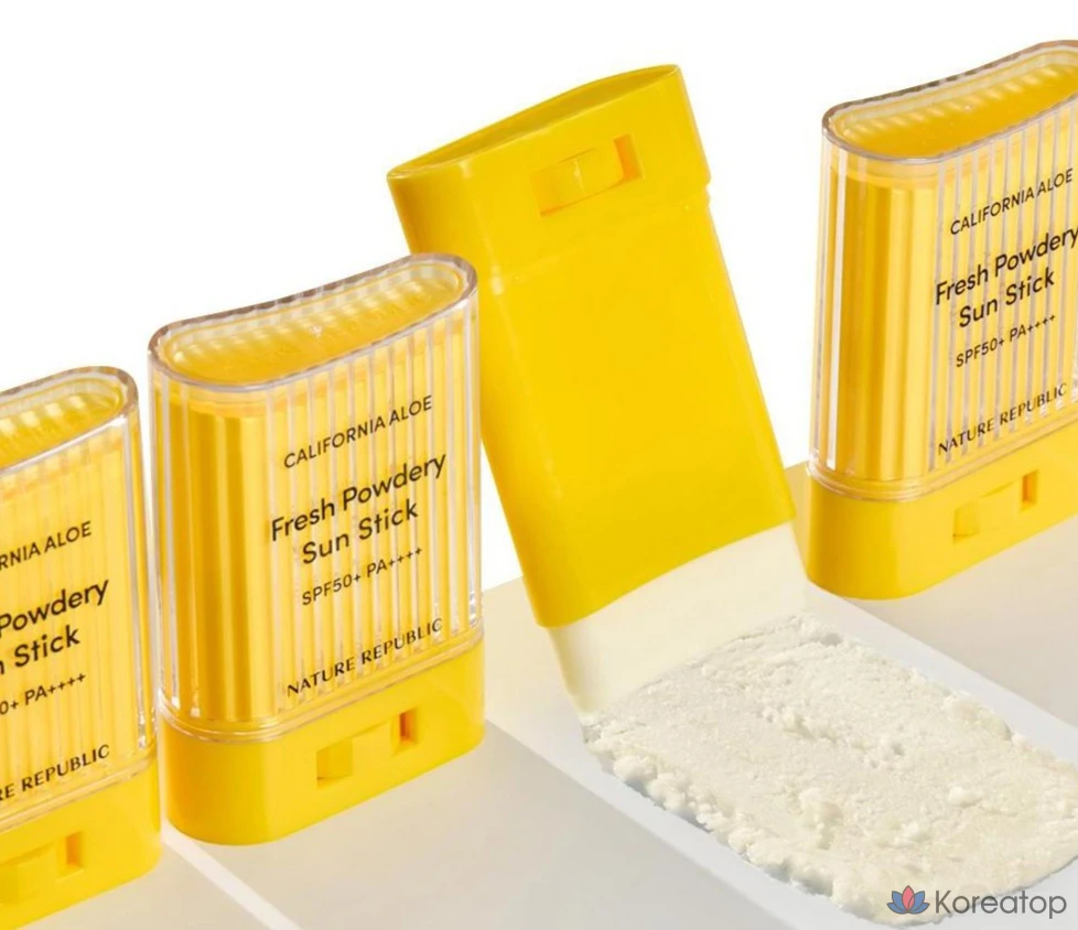 Солнцезащитный стик Nature Republic California Aloe Soft Sun Stick SPF50+ PA++++, 24 г, 1 шт.