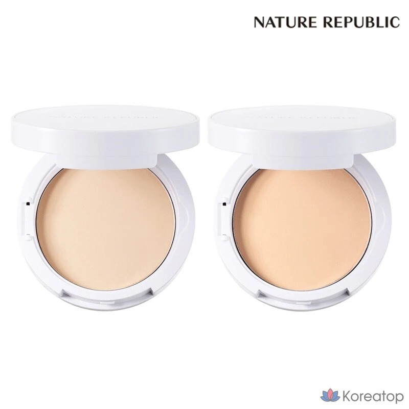 Чехол Nature Republic Cover Two-Way Pact, № 2, натуральный бежевый NF0298, 1 шт.