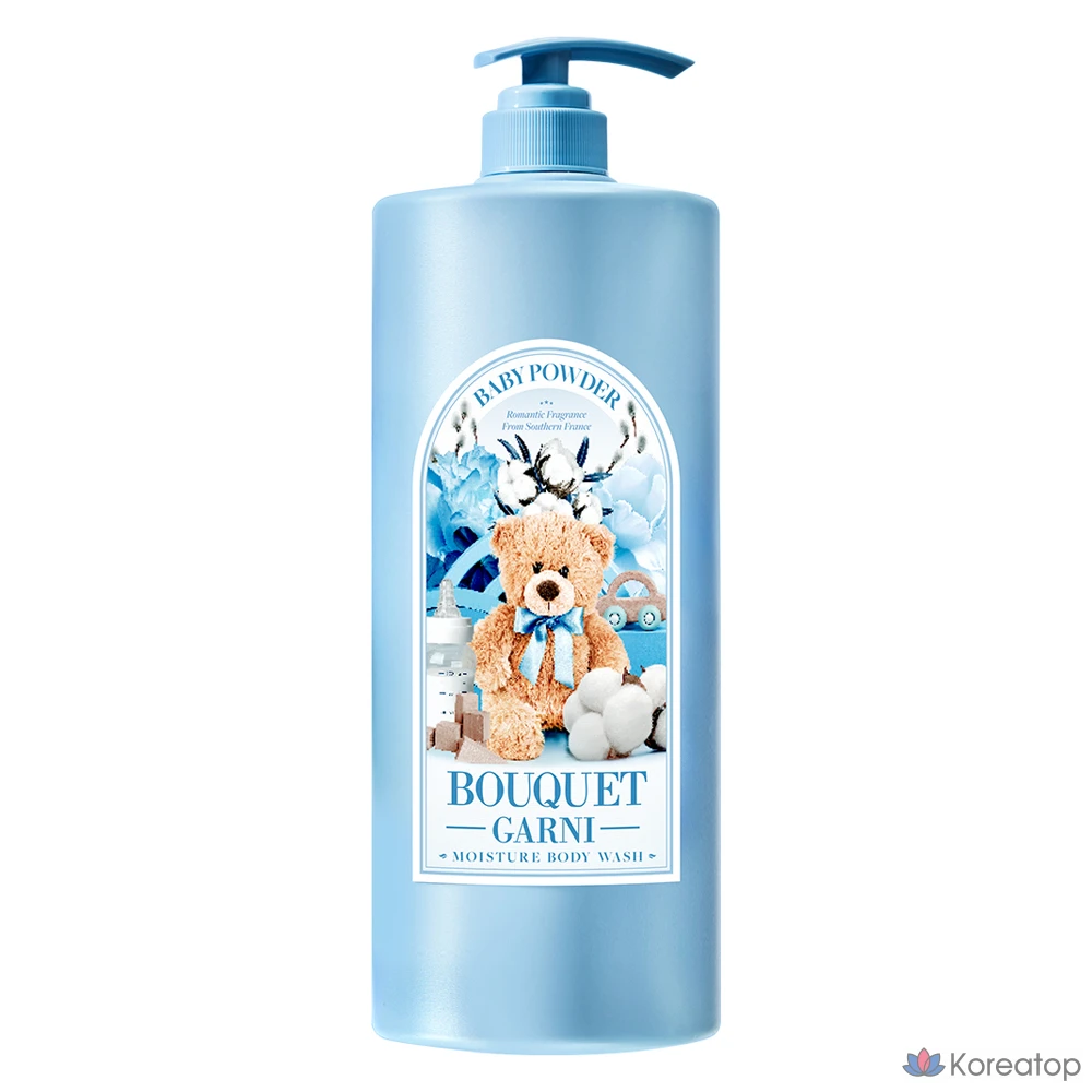 Гель для душа Bouquet Garni Moisture Body Wash с ароматом детской присыпки, 1,5 л, 1 шт.