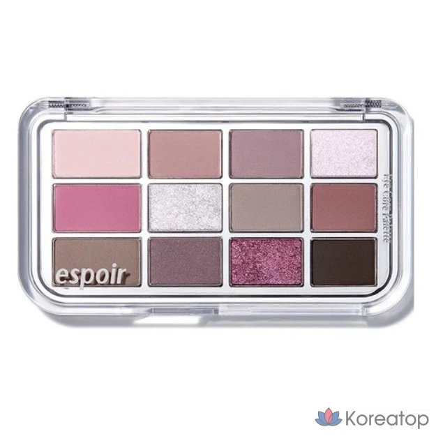 Палетка теней для век Espoir Eye Core Palette, 04 GEEK GREY, 1 шт.