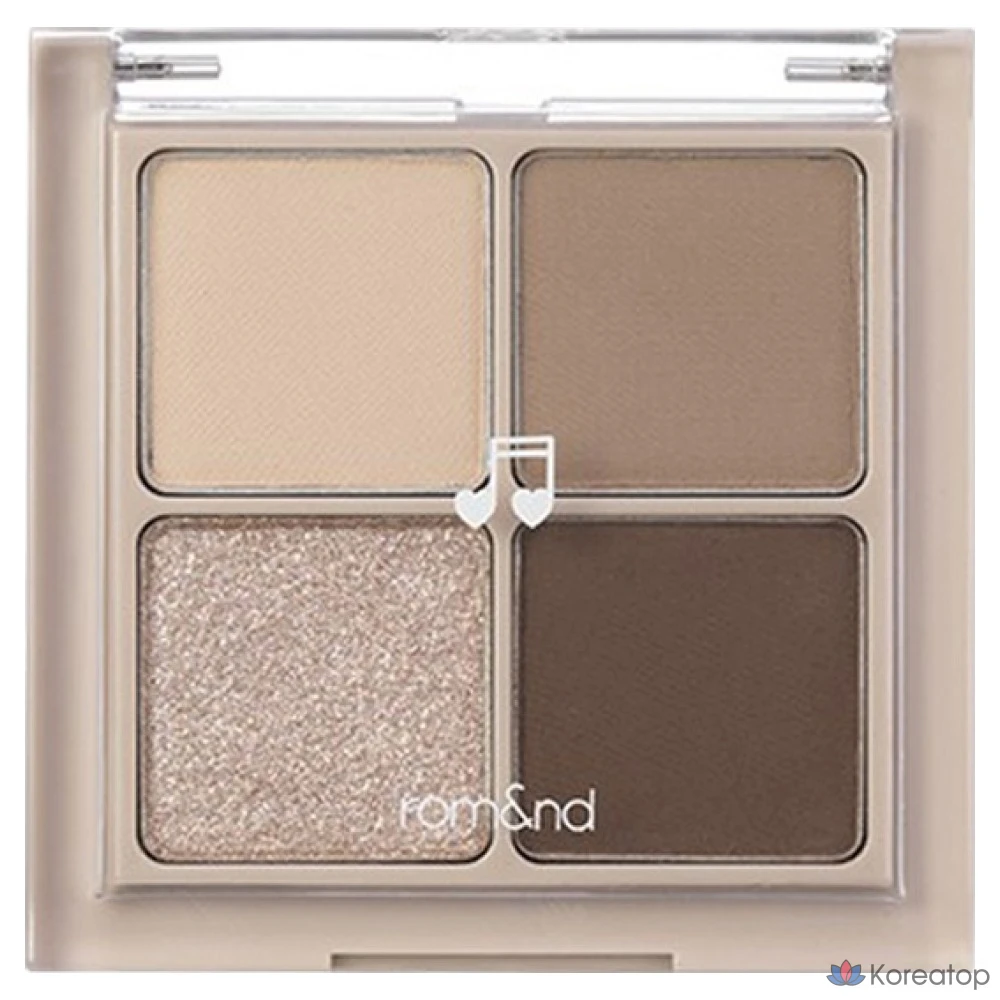 Палетка теней ROM&amp;ND Better Than Eyes, M02, сушеные цветки гречихи, 1 шт.