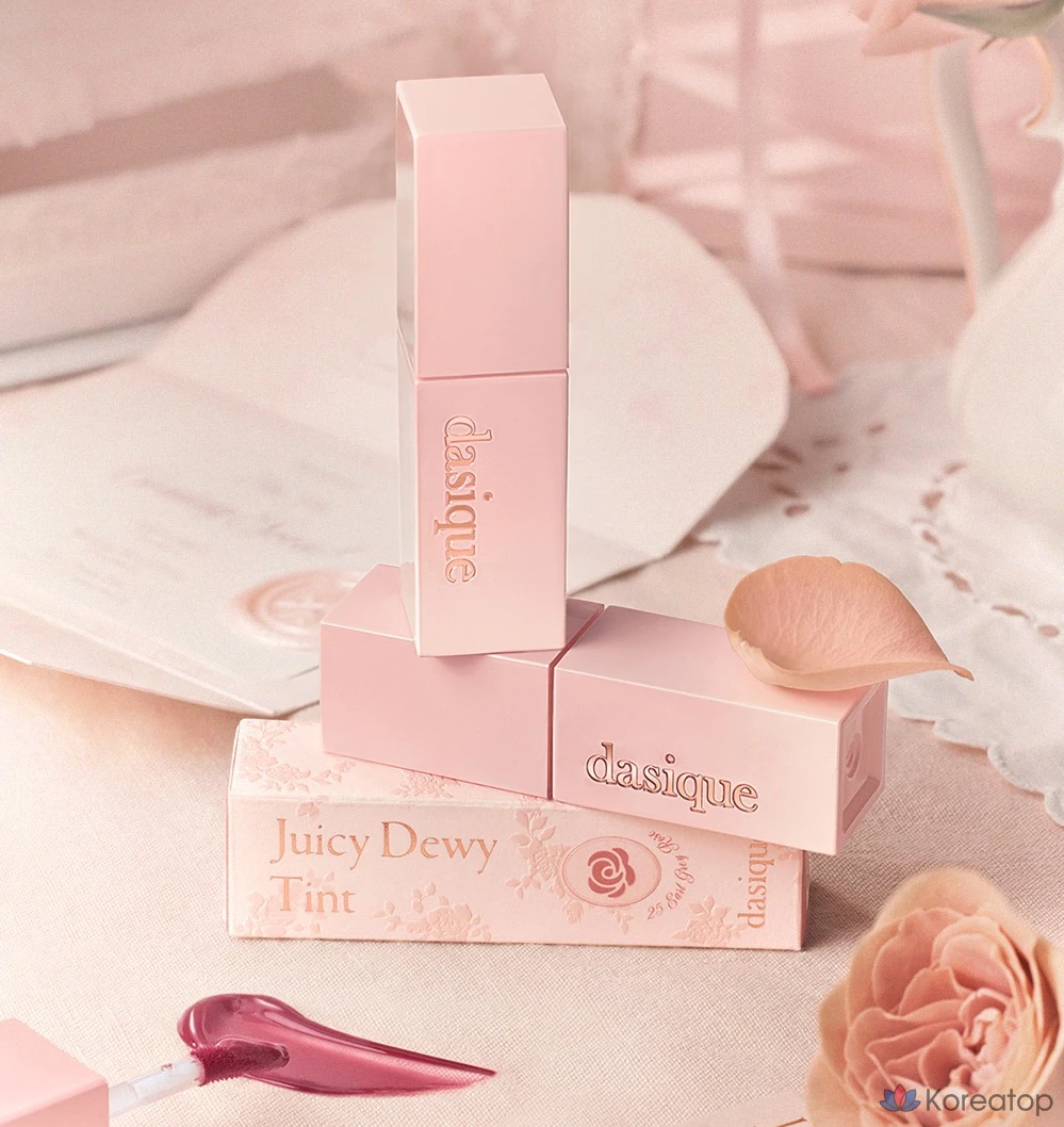 Daisy Juicy Dewy Tint, 26 оттенков, цвет «Роза и черный чай», 1 шт., фото 7