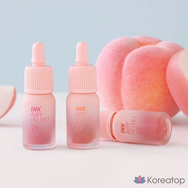 Peripera Ink the Airy Velvet Watery Bamboo Bamboo 023 Star Peach Bamboo, 1 шт., 4 г