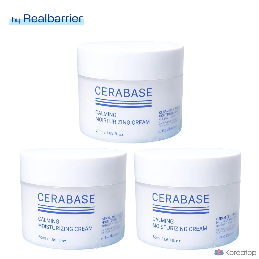 Увлажняющий крем Cosmet by Real Barrier Cerabase Calming Moisturizing Cream, 3 шт., 50 мл