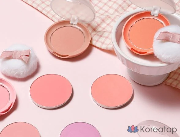 Румяна Etude House Lovely Cookie 4,5 г, OR201 Абрикосово-персиковый мусс, 1 шт., фото 3