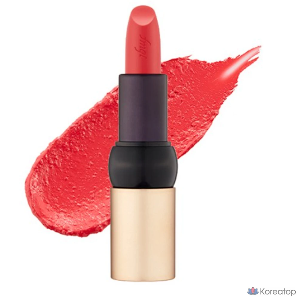 Помада The Face Shop FMGT New Bold Sheer Glow Lipstick, 1 шт., № 12 Kiss the Coral