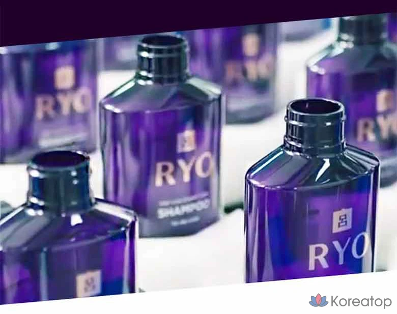 Шампунь Ryo Jayangyunmo 9EX для лечения выпадения волос, подходит для нормальной и сухой кожи головы, 400 мл, 1 шт.