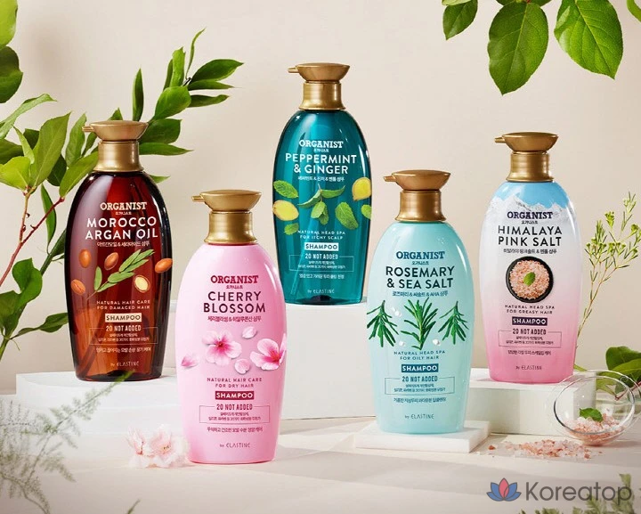 Очищающий шампунь Elastine с розмарином и морской солью, 500 мл, 1 шт., фото 5