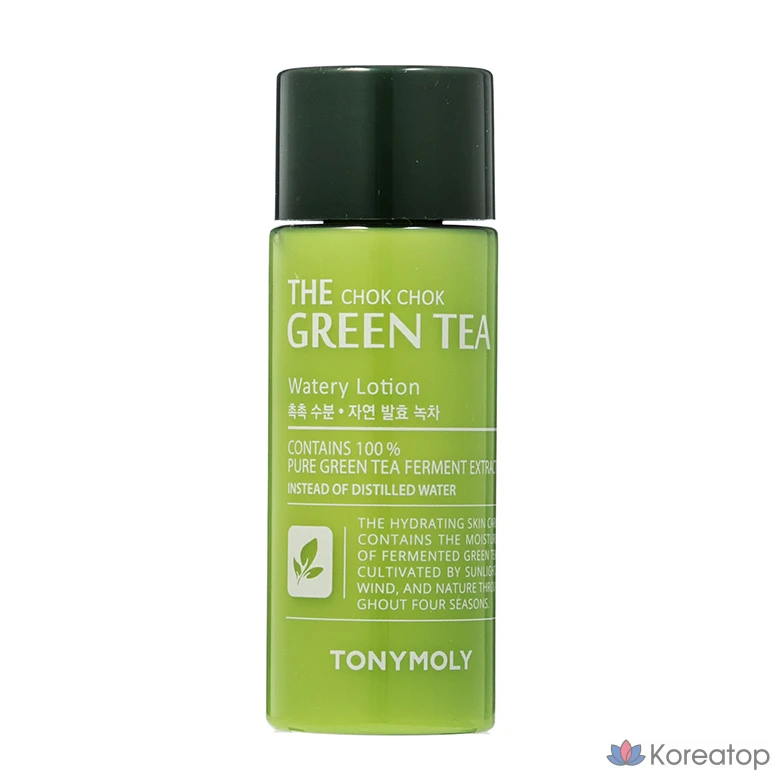 Набор увлажняющих средств Tony Moly The Chok Chok Green Tea Moisture, 2 предмета, 5 комплектов, фото 4
