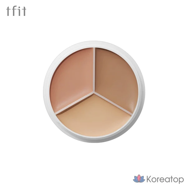 Консилер Tipit Cover Up Pro Warm (Deep Beige/Natural Beige/Peach Beige), 1 шт., фото 2