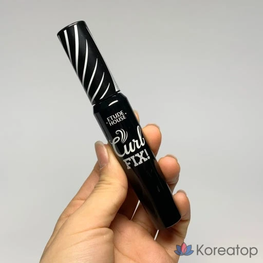 Тушь для ресниц Etude House Lash Perm Curl Fix, 8 г, черная, 1 шт.