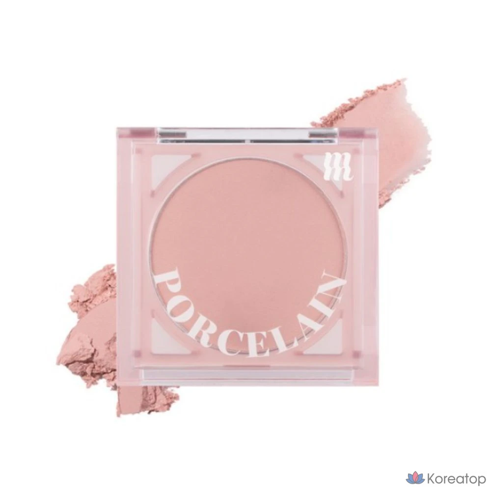 Румяна MERZY Porcelain Cheek Blusher 4,2 г, цвет 04BLOOM PINK, 1 шт.