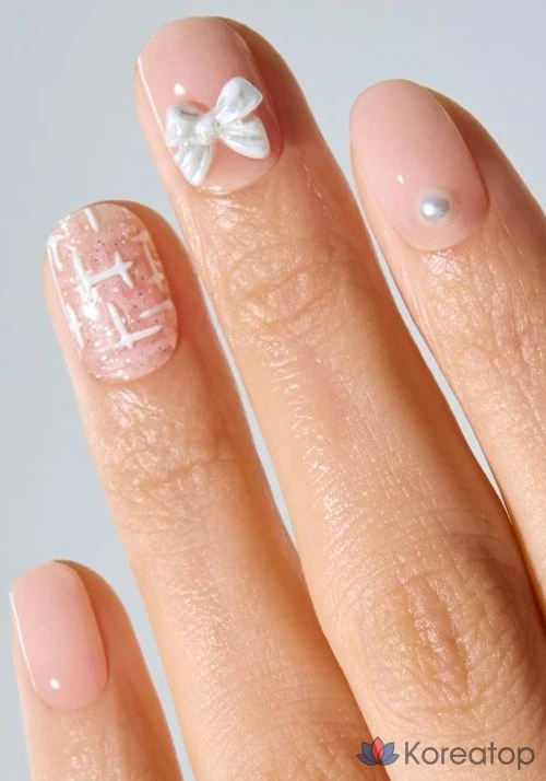 Набор гель-лак для ногтей Ohora Nail Sticker, N Cherie Tweed, 1 шт.