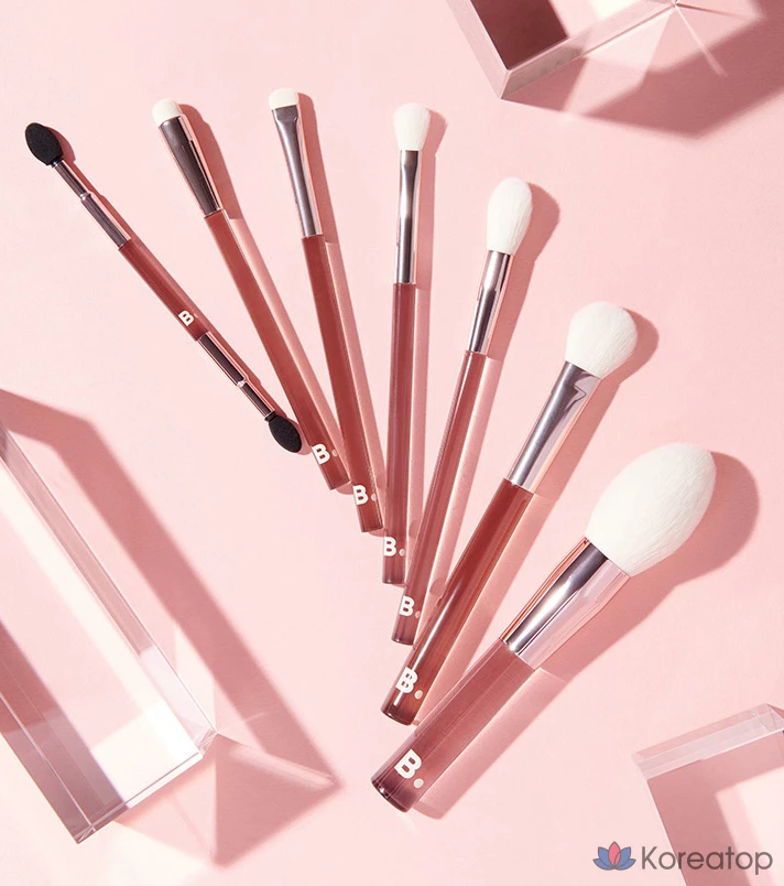 Кисть для румян Vanillaco, розовая, 1 шт.