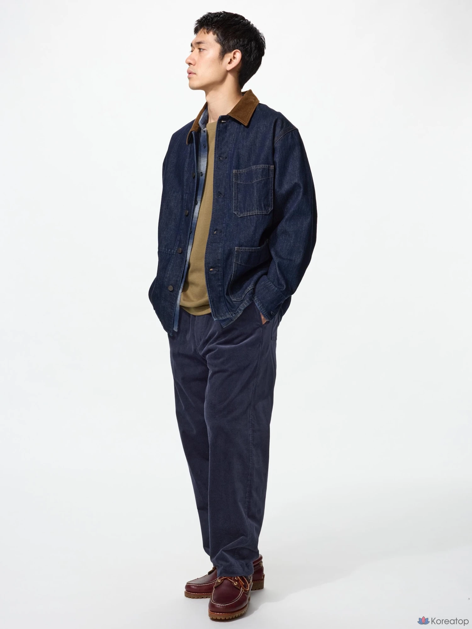 Брюки Uniqlo Corduroy Easy Ankle Pants