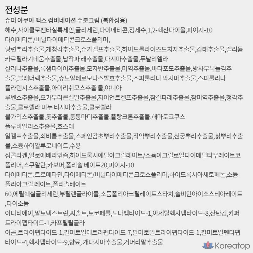 Увлажняющий крем Nature Republic Super Aqua Max для комбинированной кожи, 80 мл, 1 шт.