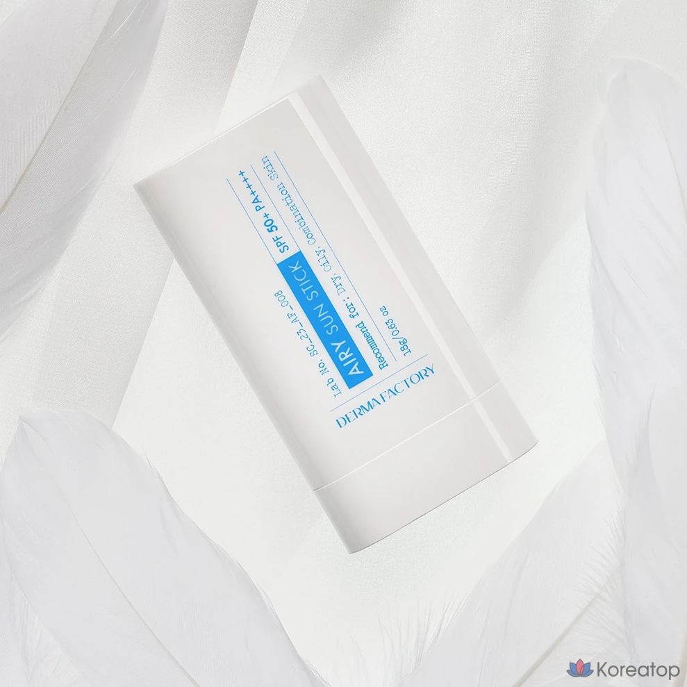 Солнцезащитный стик Derma Factory Airy Sun Stick SPF50+ PA++++, 18 г, 1 шт.