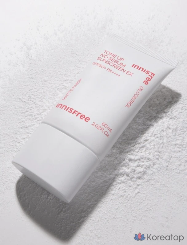 Солнцезащитный крем Innisfree Tone Up No-Sebum EX SPF50+ PA++++, 80 мл, 1 шт., фото 3