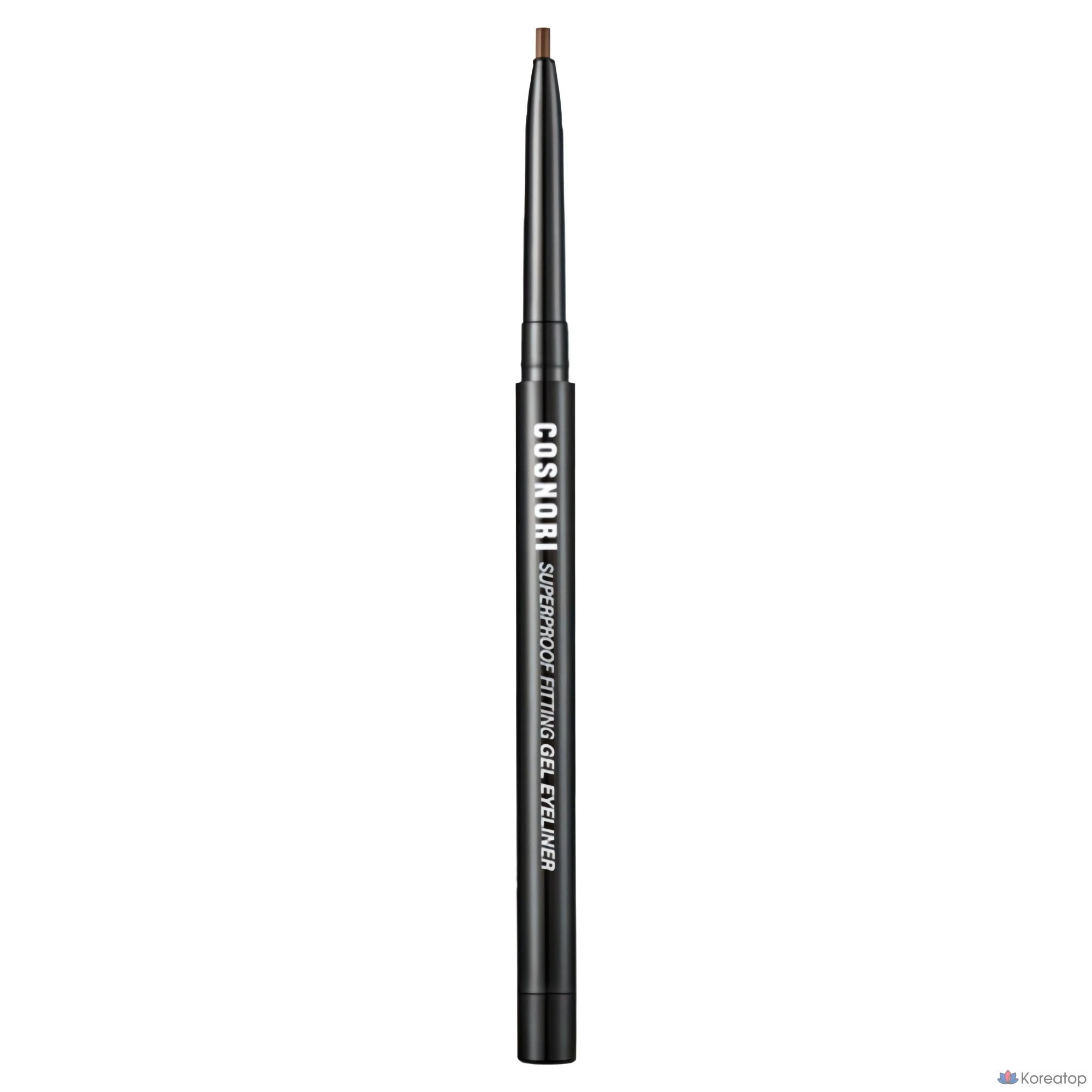 Гелевый карандаш для глаз Cosnori Superproof Fitting Gel Eyeliner Pencil 0.13 г, оттенок 03 Walnut Brown, 1 шт., фото 2