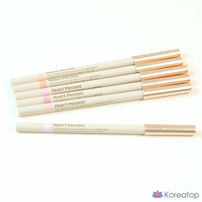 Карандаш для подводки глаз Heart Percent Dot On Mood Gel Eyeliner Pencil, 06-Cream Beige, 1 шт.