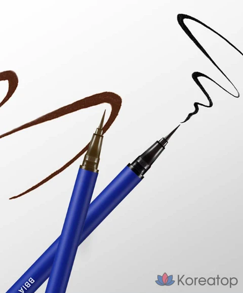 Подводка для глаз BBIA Never Die Brush Eyeliner, 0,4 г, матовый черный, 1 шт.