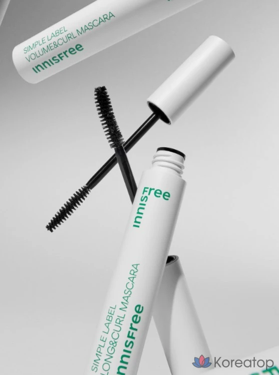 Тушь для ресниц Innisfree Simple Label Volume & Curl, 7,5 г, 1 шт., фото 6