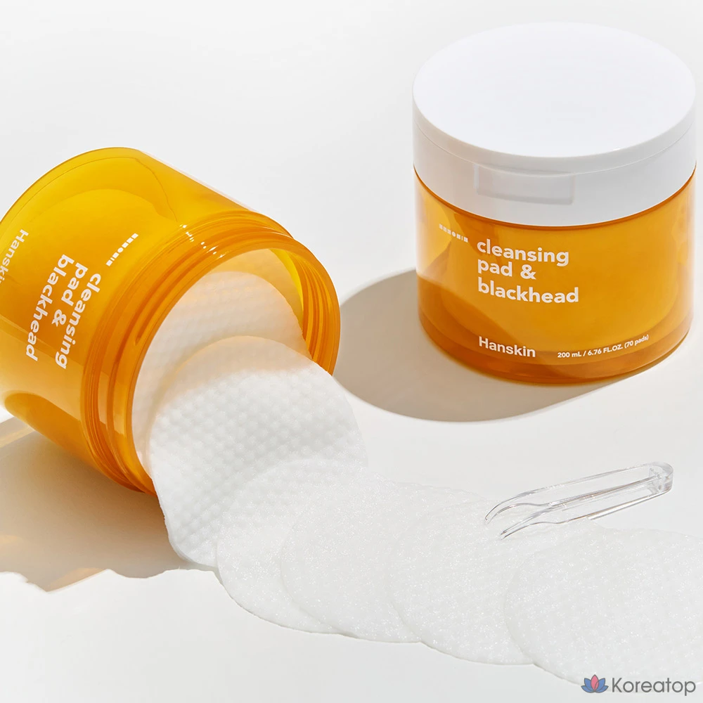 Очищающие подушечки HANSKIN от черных точек, 70 листов, 1 упаковка