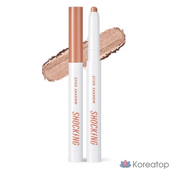 Тональные тени-карандаш Tony Moly The Shocking Color Fixing Stick Shadow, 1 г, цвет ржаво-золотой, 1 шт.