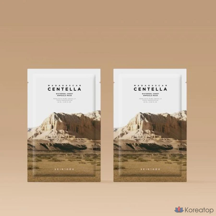 SKIN1004 Маска-ампулы с мадагаскарской центеллой, увлажняющий уход, 5 листов., фото 2