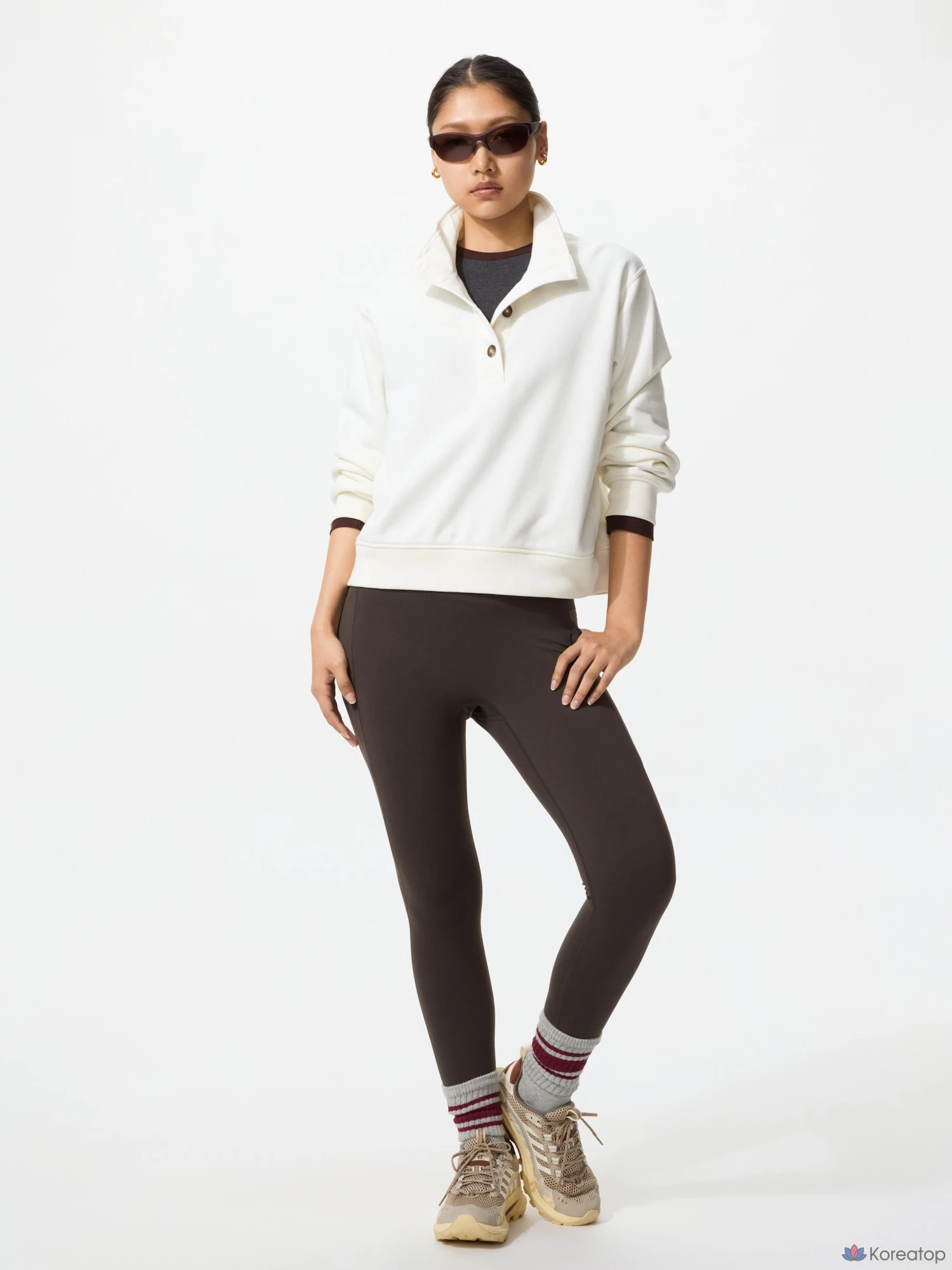 Леггинсы Uniqlo Ultra Stretch Active Leggings, длина штанины 60.5-61 см