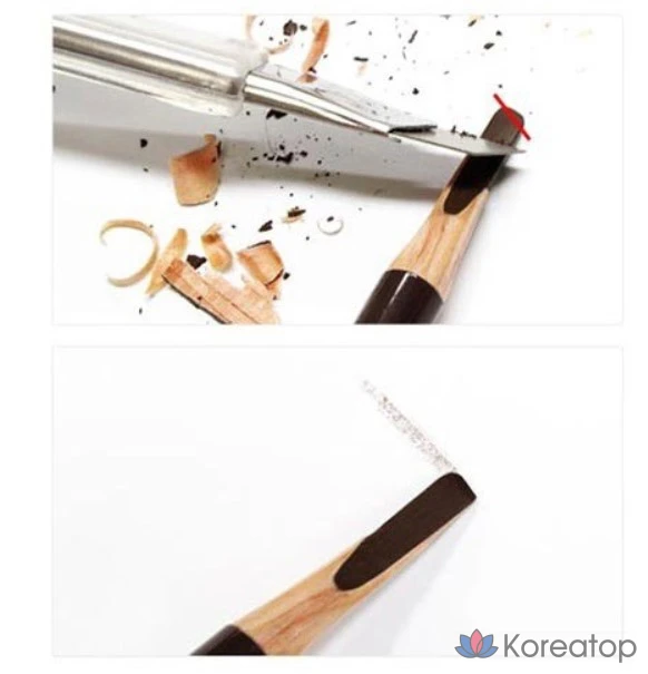 Карандаш для бровей Mqny New York My Strong, 1,2 г, мягкий бежевый, 1 шт., фото 4