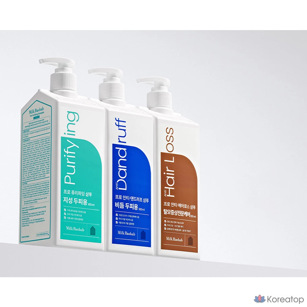 Очищающий шампунь Milk Baobab Pro для жирной кожи головы, 800 мл, 1 шт.