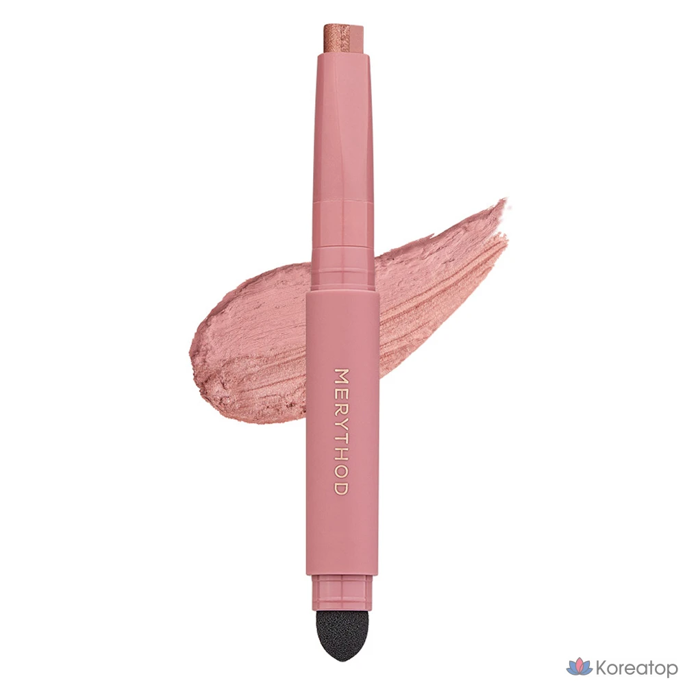 Двухцветные тени для век Merythod, оттенок 03 «Лиственный лепесток», 1 шт.