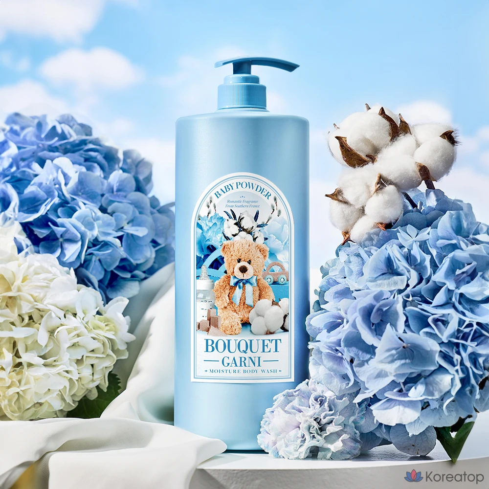 Гель для душа Bouquet Garni Moisture Body Wash с ароматом детской присыпки, 1,5 л, 1 шт.