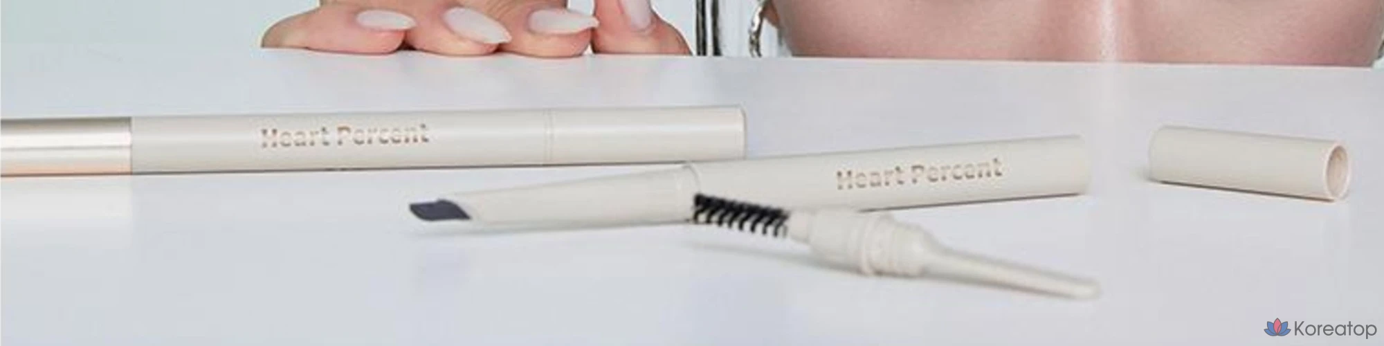 Корректор для бровей Heart percent Dot On Mood Edge & Flat Eyebrow, 0.1g, D1 Classic Brown, 1 шт., фото 8