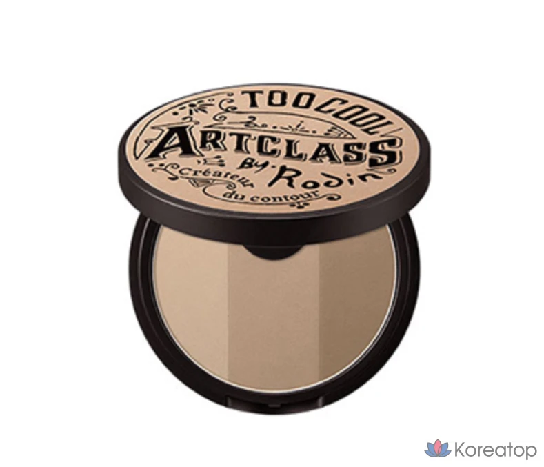 Набор для рисования Too Cool for School Art Class от Rodin: тени 9,5 г + кисть для контурирования Dual Contour Brush, Modern, 1 шт.