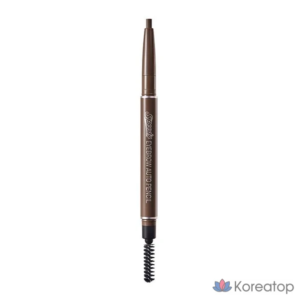 Автоматический карандаш для бровей Peripera Speedy, цвет 02, серо-коричневый, 1 шт.