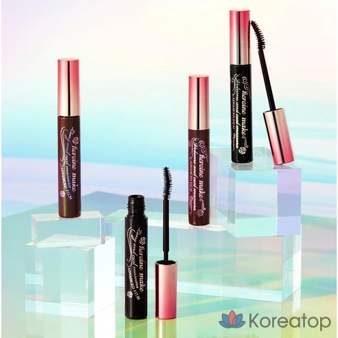 Тушь для ресниц Heroine Make Long &amp; Curl Advanced Film Mascara, оттенок 01 Deep Black