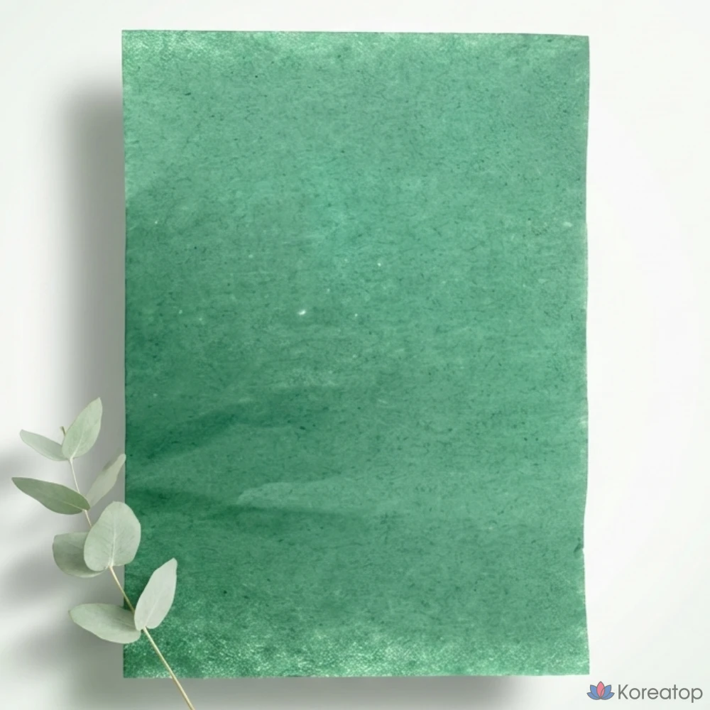 Промокательная бумага для масла Bring Green Mugwort Hanji, 70 листов, 1 упаковка.