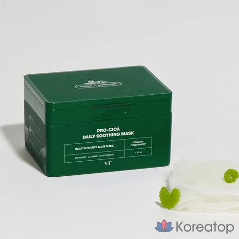 Ежедневная успокаивающая маска VT Cosmetic Pro Cica, 30 шт., 1 упаковка