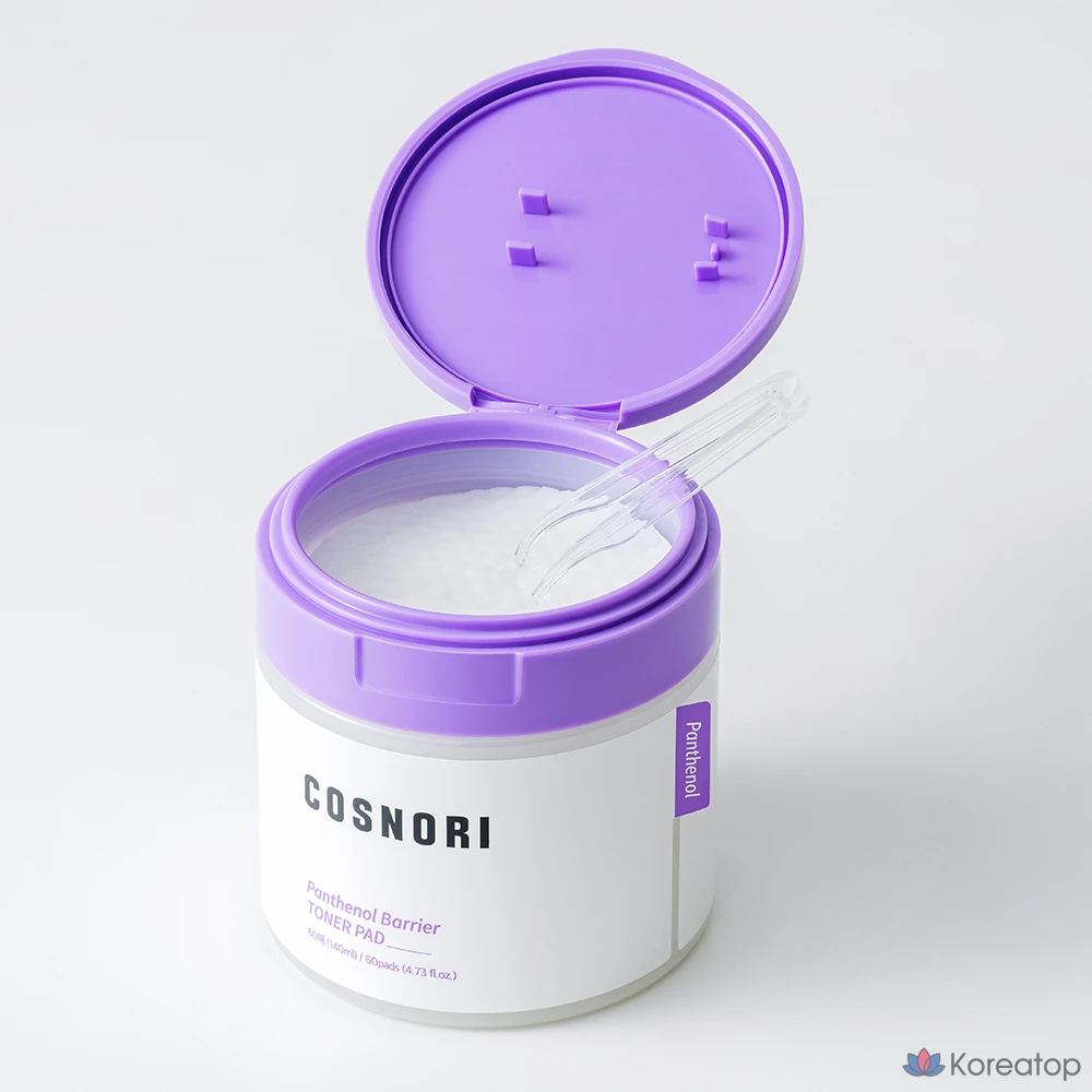 Тоник-подушечки Cosnori Panthenol Barrier Toner Pad, 140 мл, 60 листов, 1 шт.