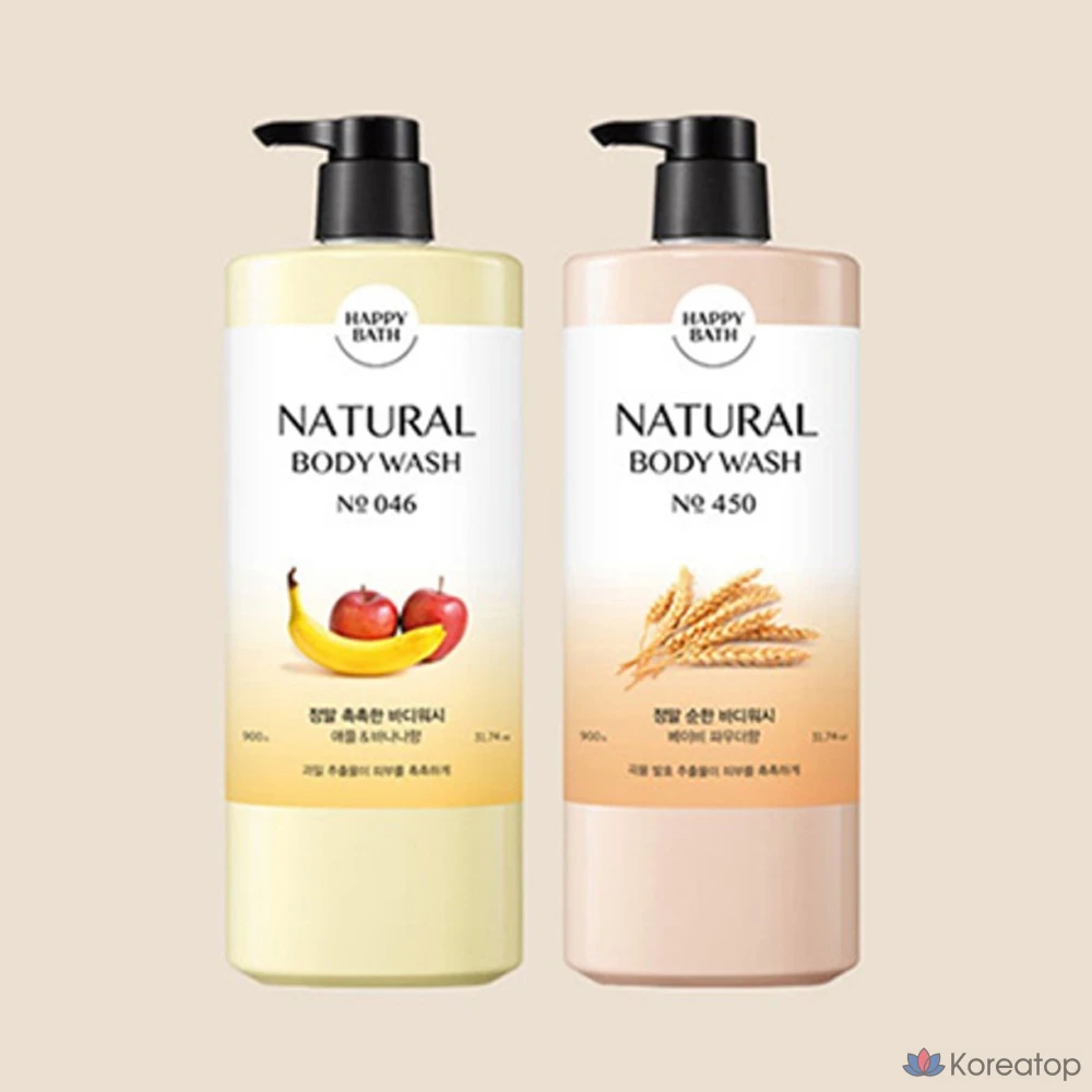 Гель для душа Happy Bath Natural Really Gentle Body Wash с ароматом детской присыпки, 900 г, 1 шт.