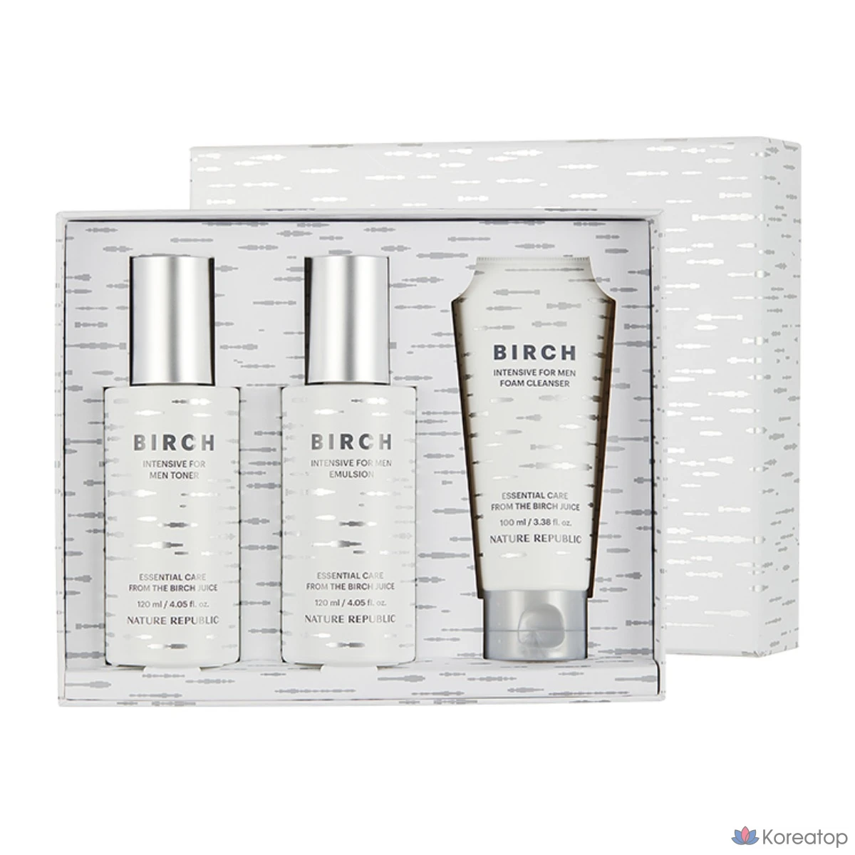 Набор для ухода за кожей Nature Republic Birch Intensive для мужчин, 1 комплект.