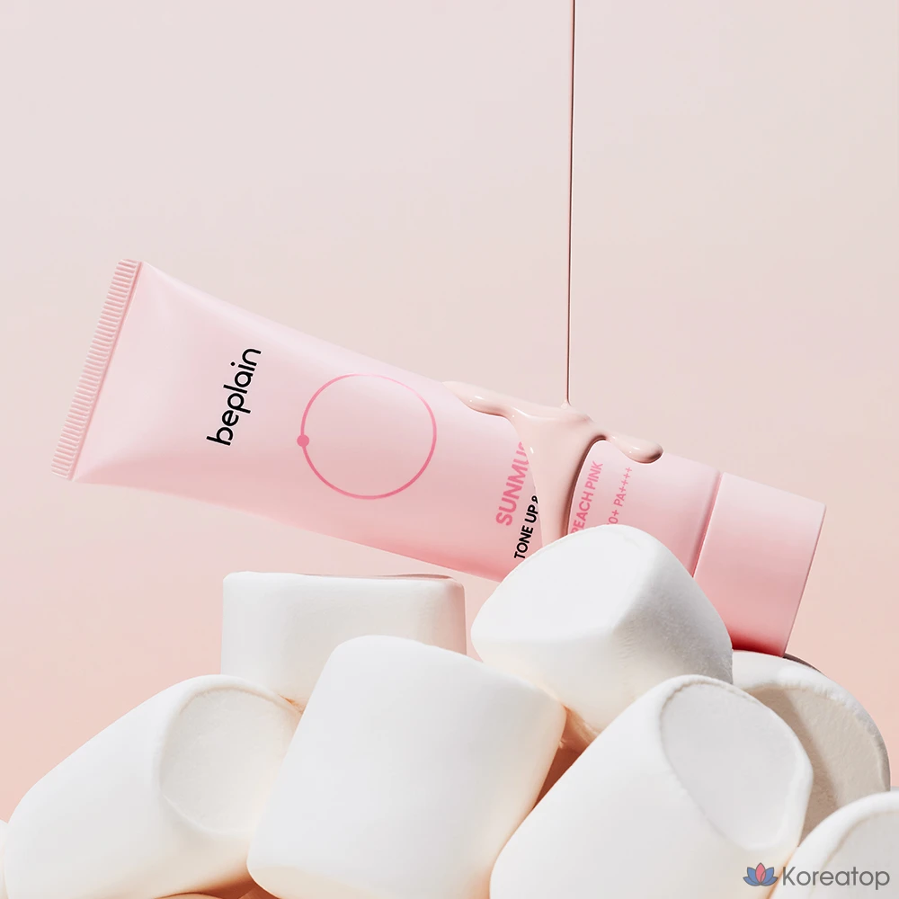 Солнцезащитный крем Beplain Sunmuse Tone Up & Correcting Peach Pink Sun Cream SPF50+ PA++++, 50 мл, 1 шт.